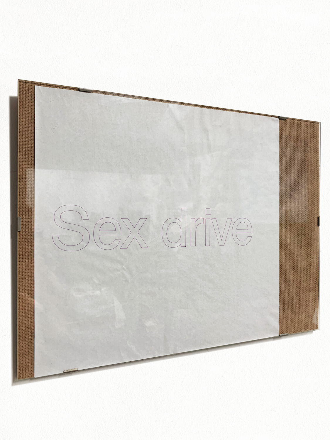 Sex Drive, 2025, mechanical pen plot by Bryony Hillman